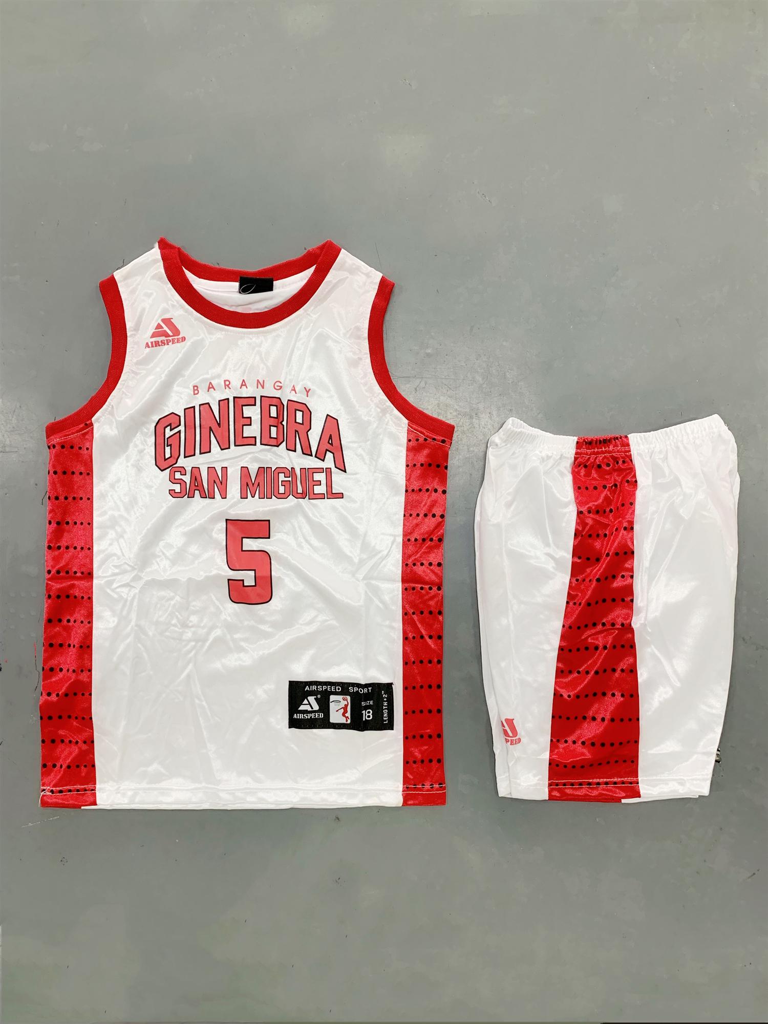 NBA Terno Set Ginebra san miguel 5 Swingman Jersey Embroidery High Quality Class A Breathable Sports Basketball