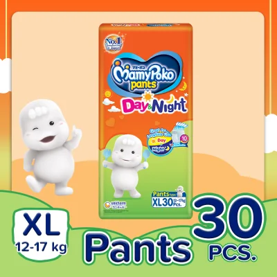 [DIAPER SALE] MamyPoko Day & Night XL (12-17 kg) - 30 pcs x 1 pack (30 pcs) - Pants Diaper