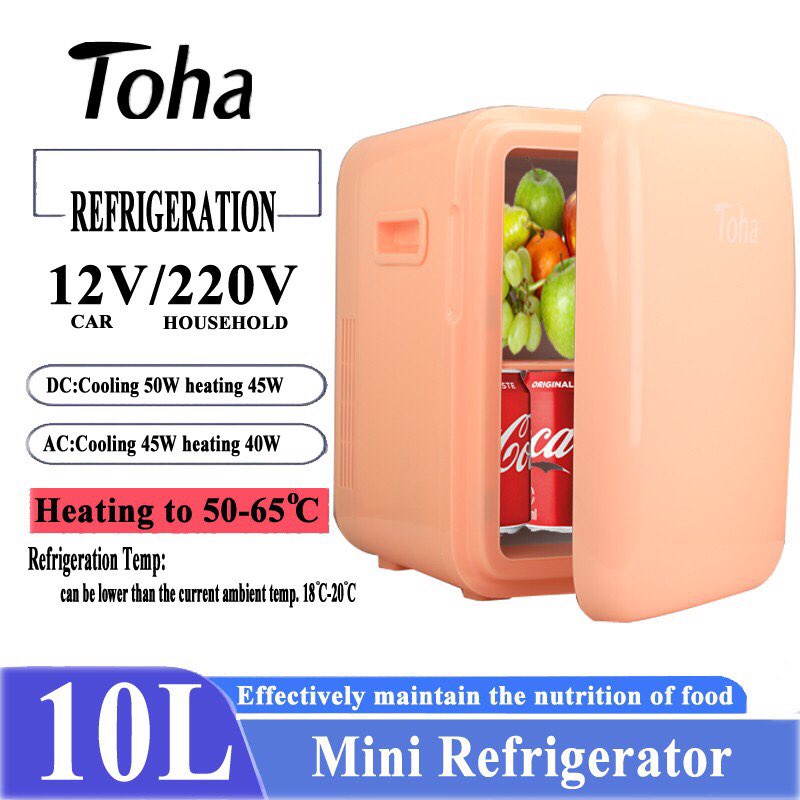 Direct Cool Refrigerator Refrigerator Mini Ref 10L TOHA Mini Fridge