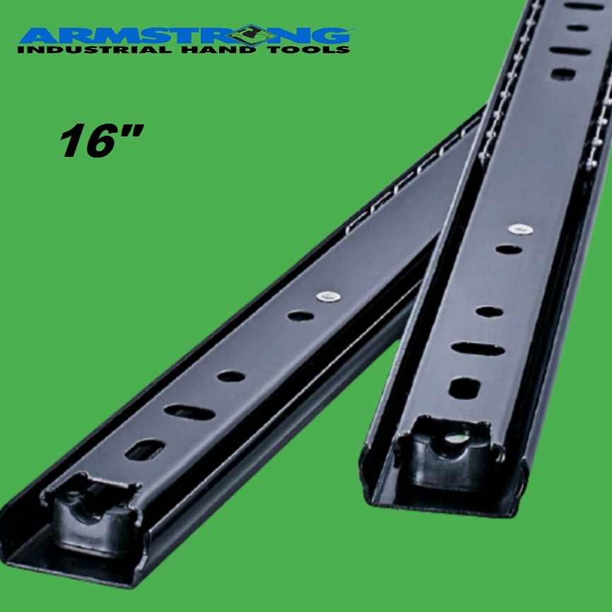 ARMSTRONG/SUNRISE Ball Bearing Drawer Slide Guide 3 fold Heavy Duty