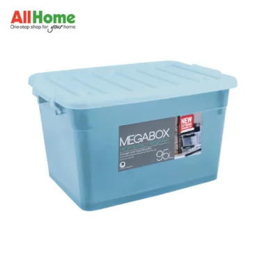 MEGABOX Storage Box 95 Liters (Trans Blue, Trans Clear)