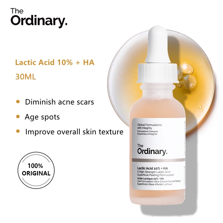 The Ordinary Lactic Acid 10 + HA 2 Superficial Peeling Formulation
