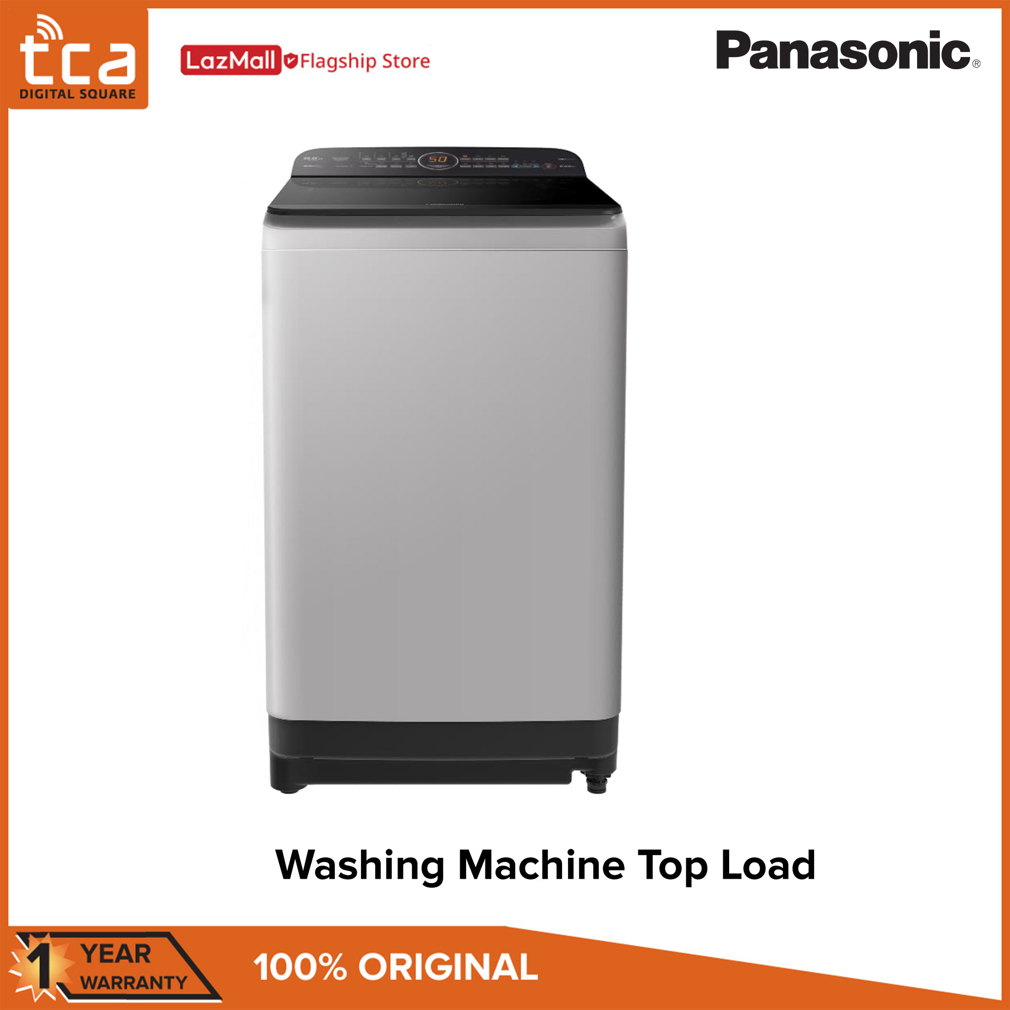 Panasonic NAFD85X1HRM Fully Auto Top Load 8.5 Kg Washing Machine [ TCA Digital Square ] Lazada PH