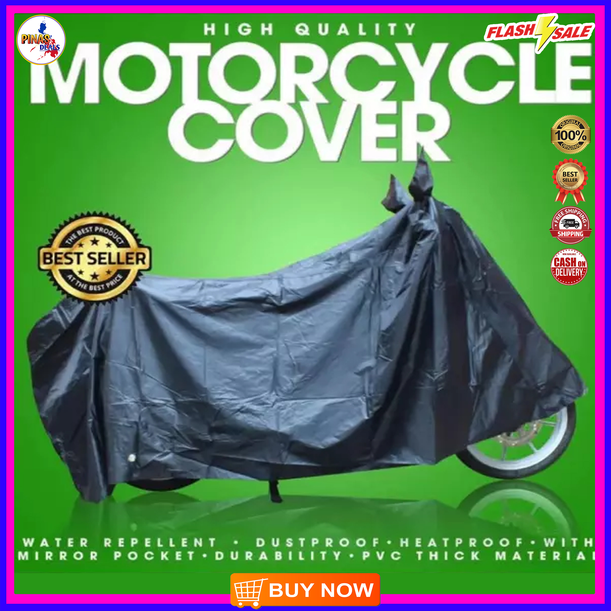 ORIGINAL UNIVERSAL WATERPROOF MOTORCYCLE COVER FOR ALL MOTOR,WATERPROOF