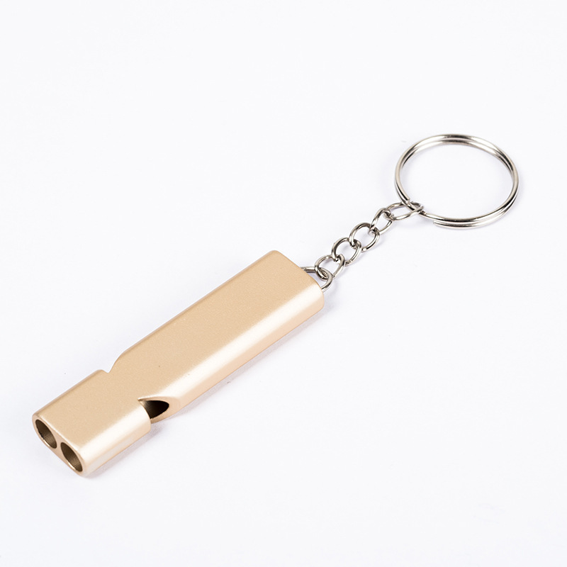 Aluminum Alloy Whistle Double Tube High Frequency Survival Whistle ...