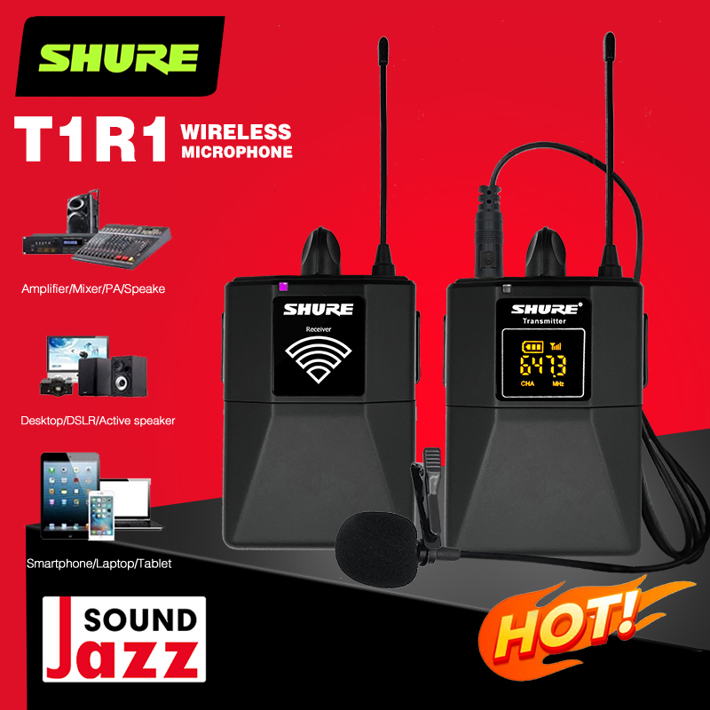 SHURE T1R1 photo interview wireless microphone SLR DV radio digital camera external microphone