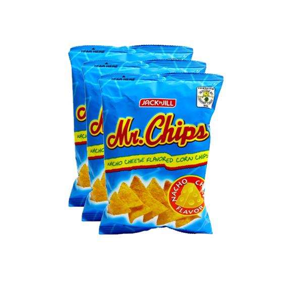 Mr. Chips Nacho Cheese Flavor 100g 3 packs Lazada PH