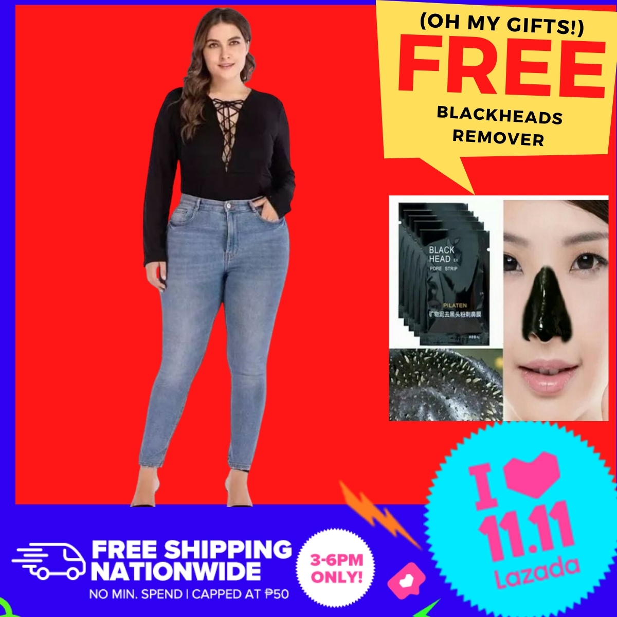 Branded High Waist Plus Size Ladies Pants (Size 30 - 36) for women on sale  with free facemask ** color may vary or differ due to monitor settings**  product color may slightly