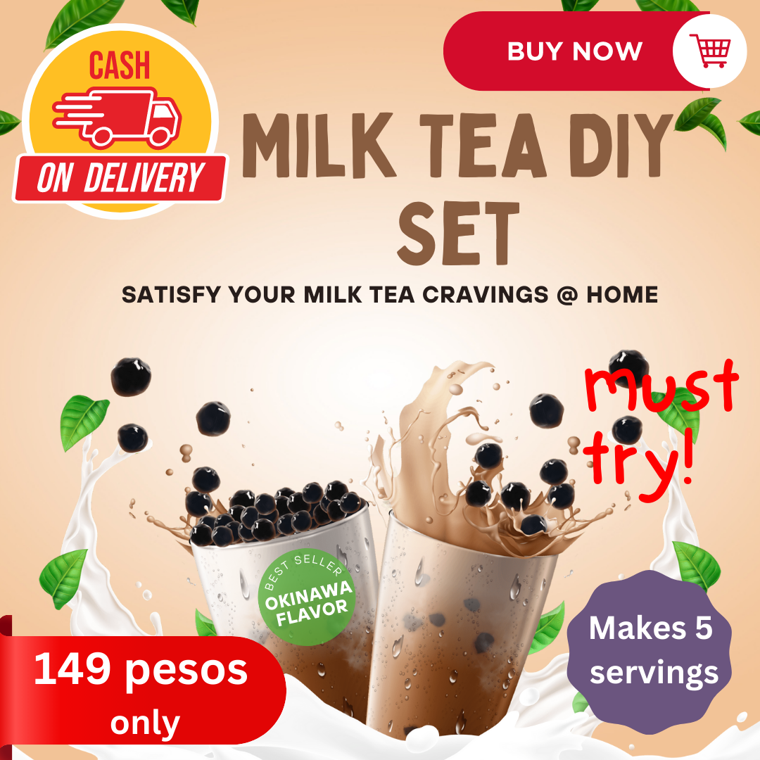 🥤🥤🥤 DIY MILKTEA SET Milk Tea DIY Set / Home Made Milk Tea / Okinawa