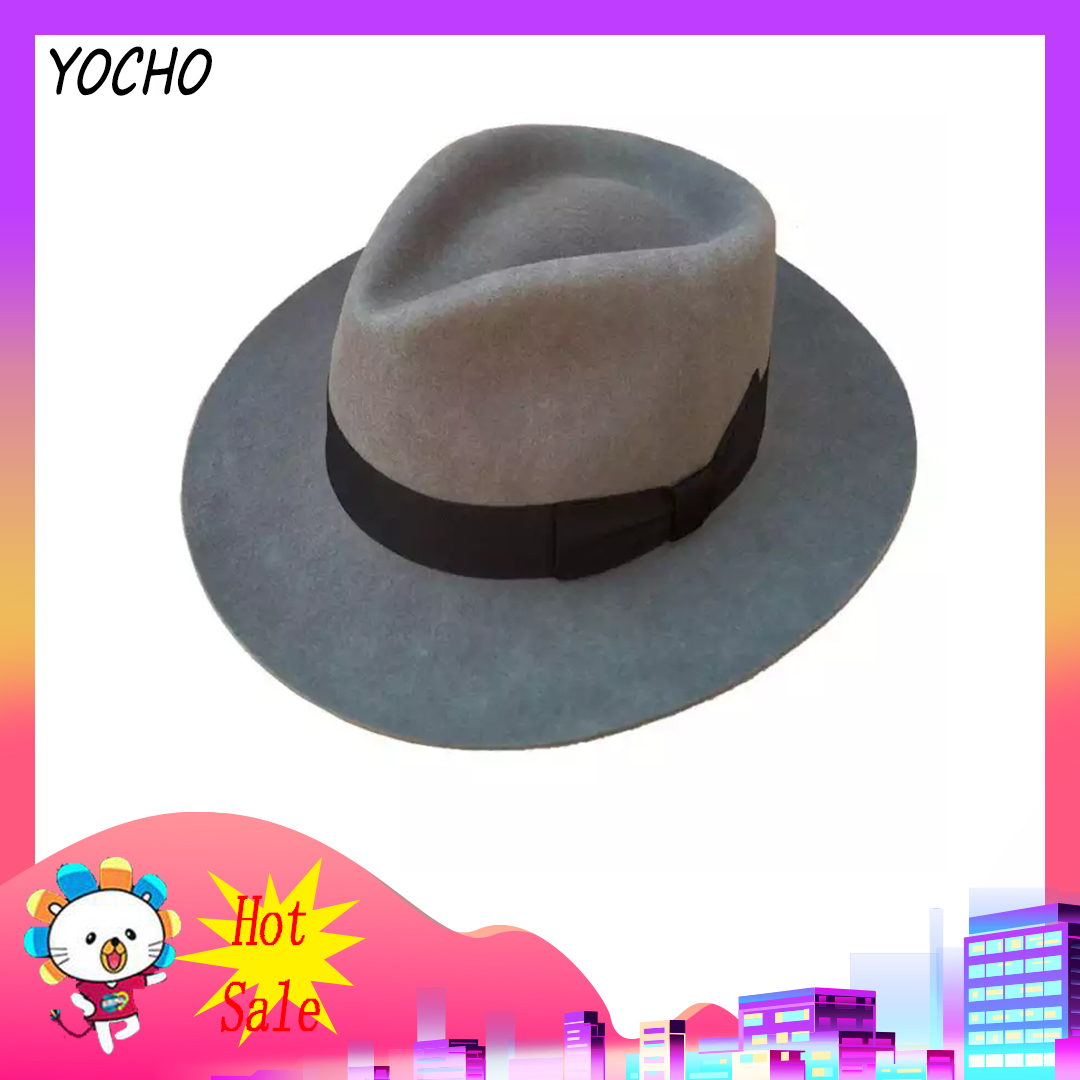Wool Felt Gentleman Gangster Godfather Fedora Hat Many Colors