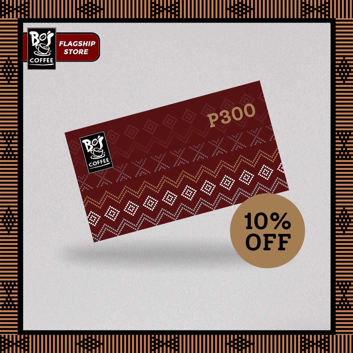 300 Bo's Coffee EGift Card Lazada PH