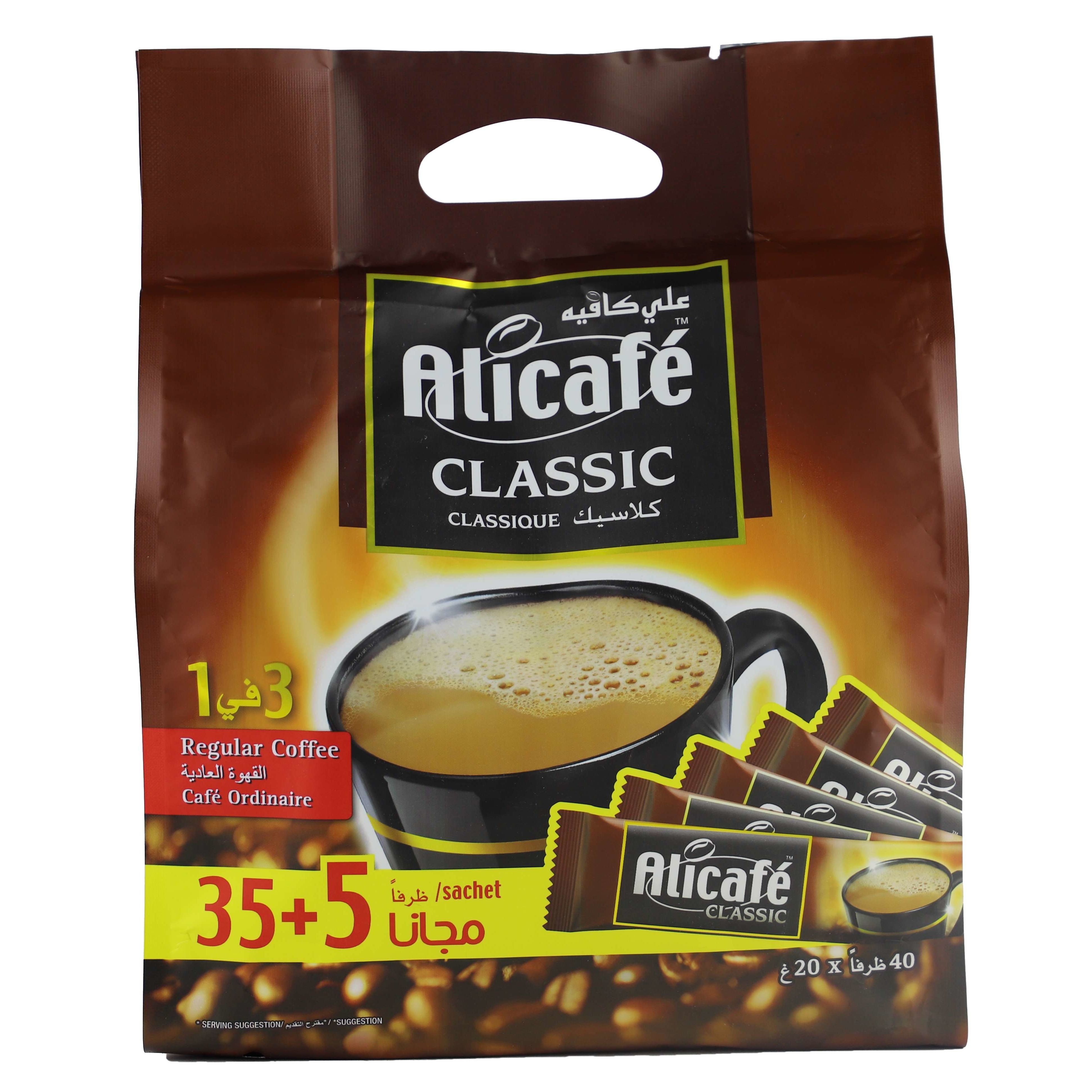 Alicafe Classic 3in1 Instant Coffee Pouch 20g (40 Sticks) | Lazada PH