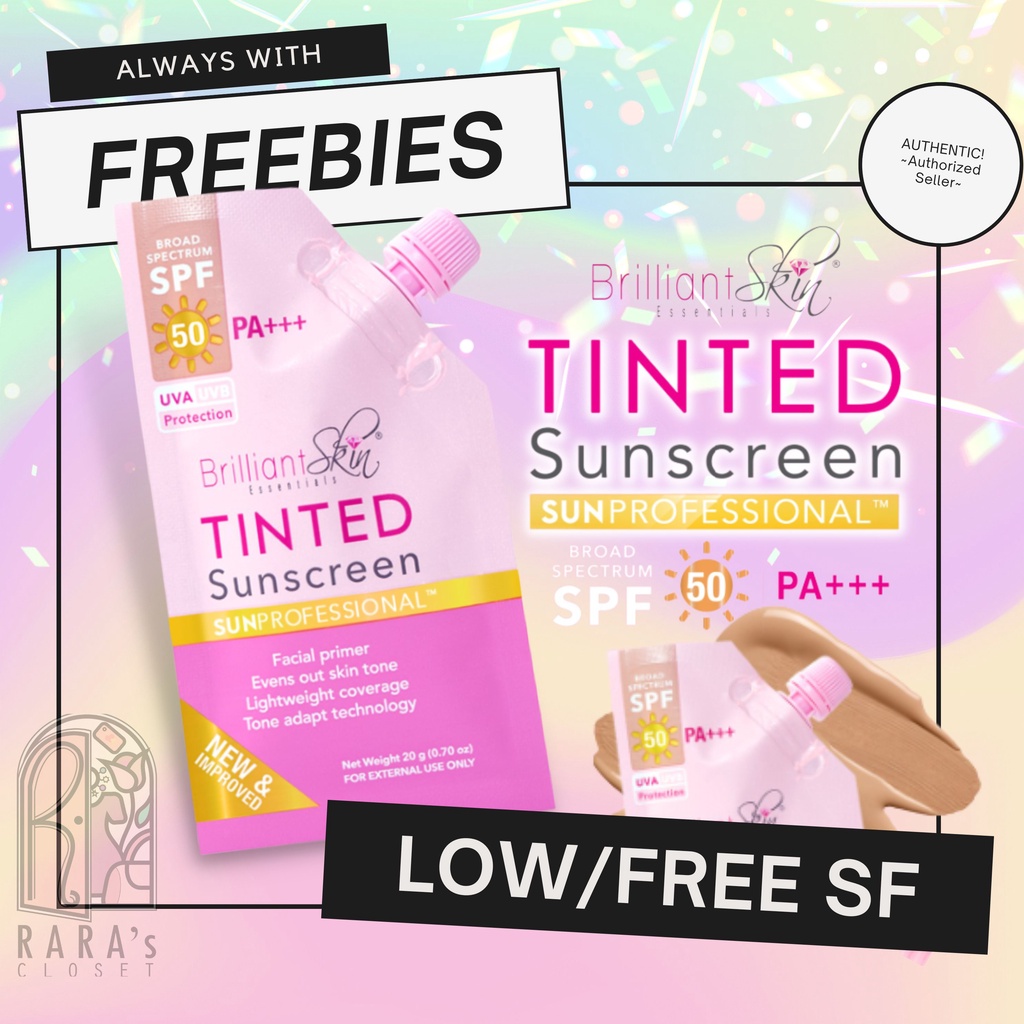 NEW and IMPROVED TINTED SUNSCREEN by Brilliant Skin Essentials 20g
