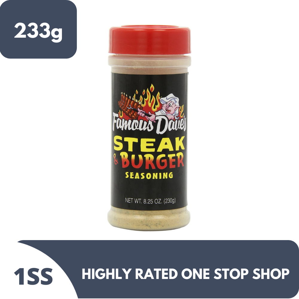 Famous Dave's Steak Burger Seasoning 233g Lazada PH