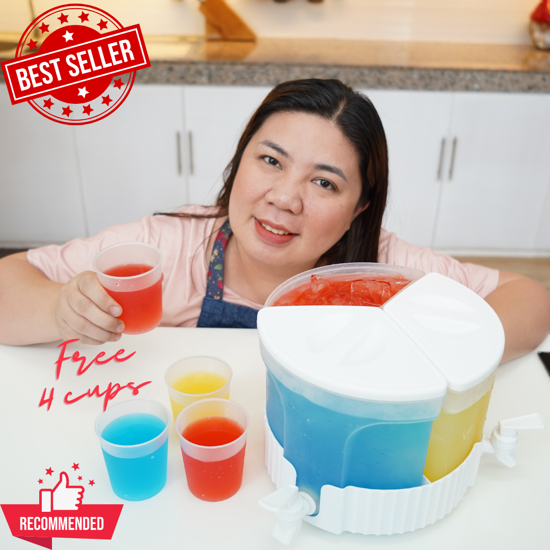 High Quality 360 Degree Rotating Tray 5.2L Juice Dispenser with Faucet