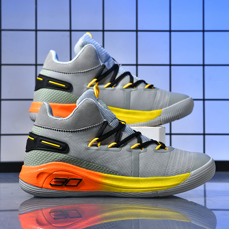 Curry 6 deals grey orange