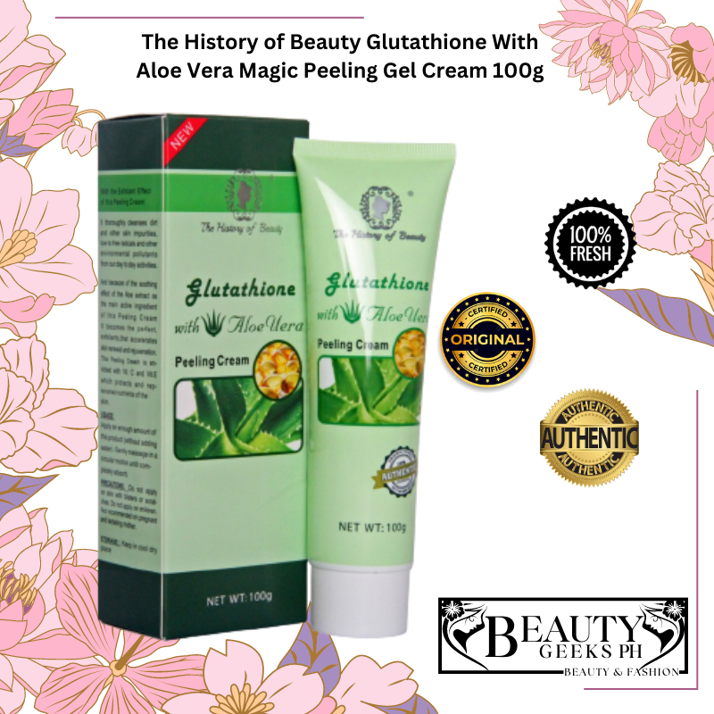 The History of Beauty Glutathione With Aloe Vera Magic Peeling Gel ...