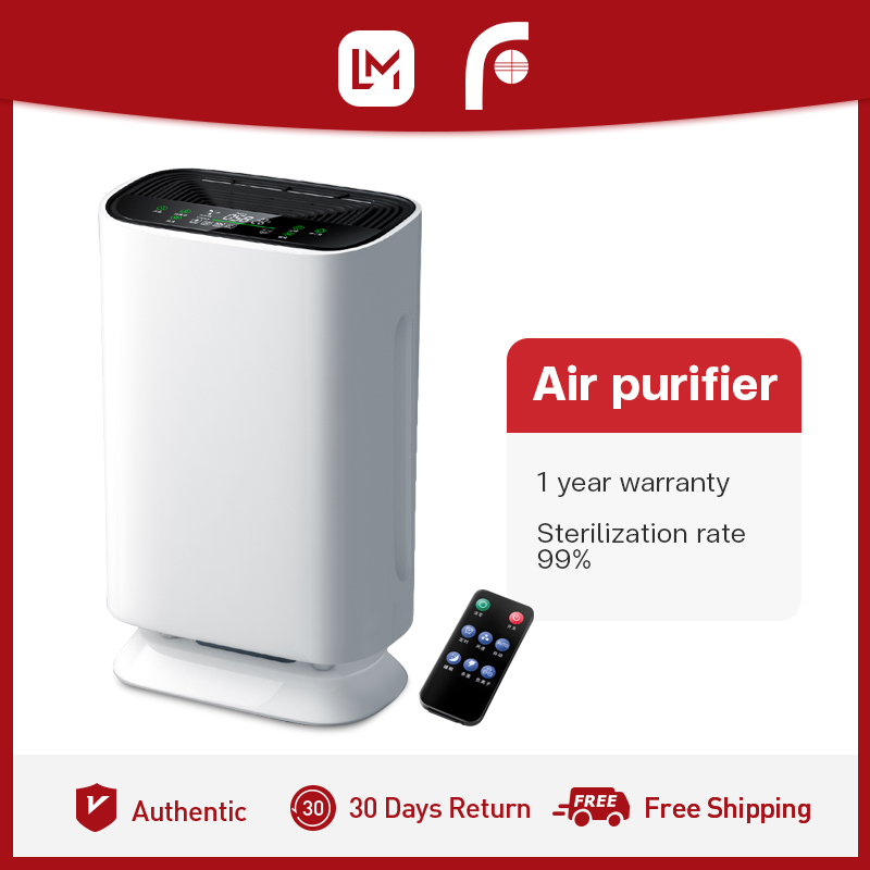 Air purifier LCD display HEPA high efficiency filter household