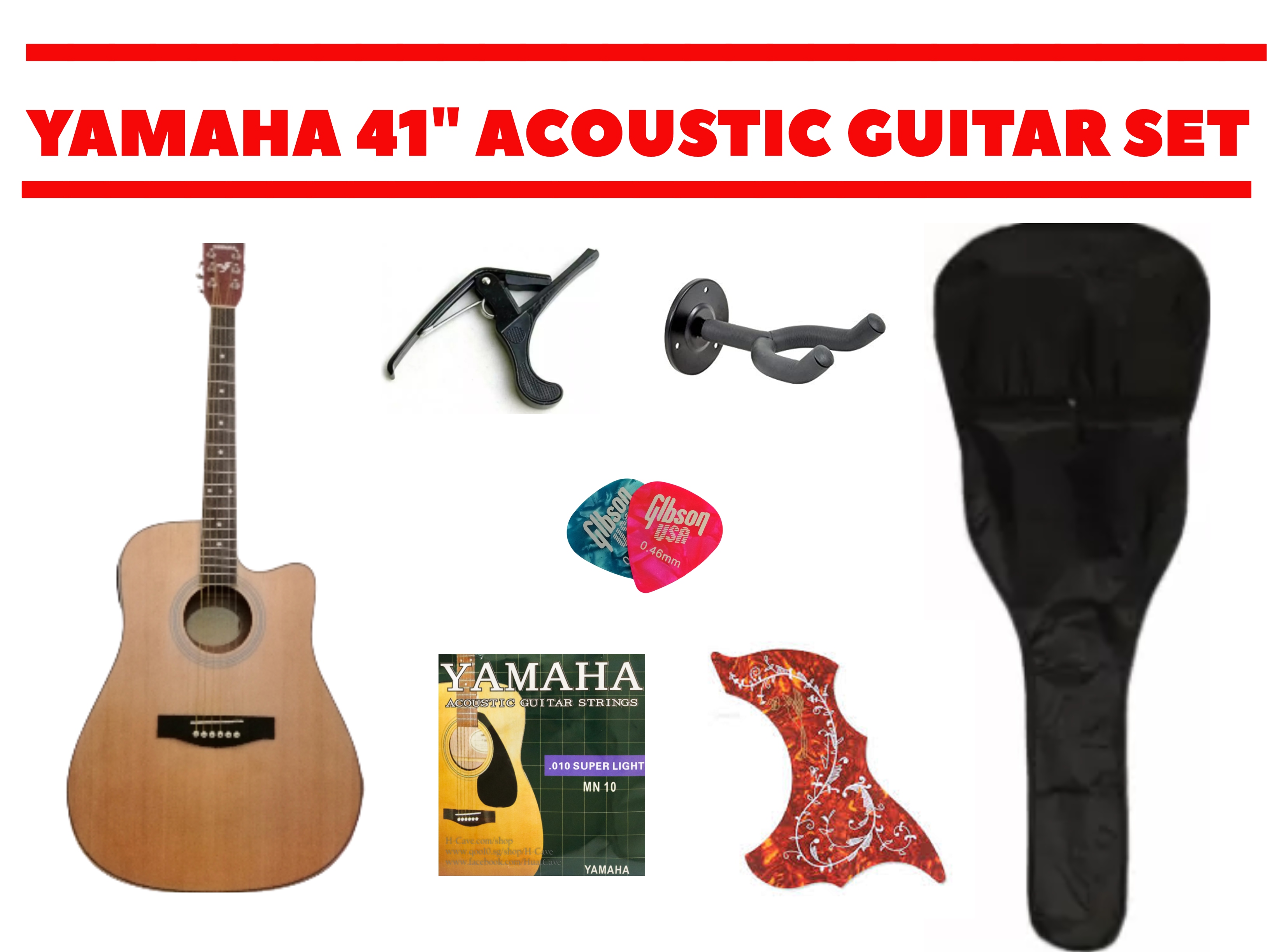 yamaha 41 acoustic guitar