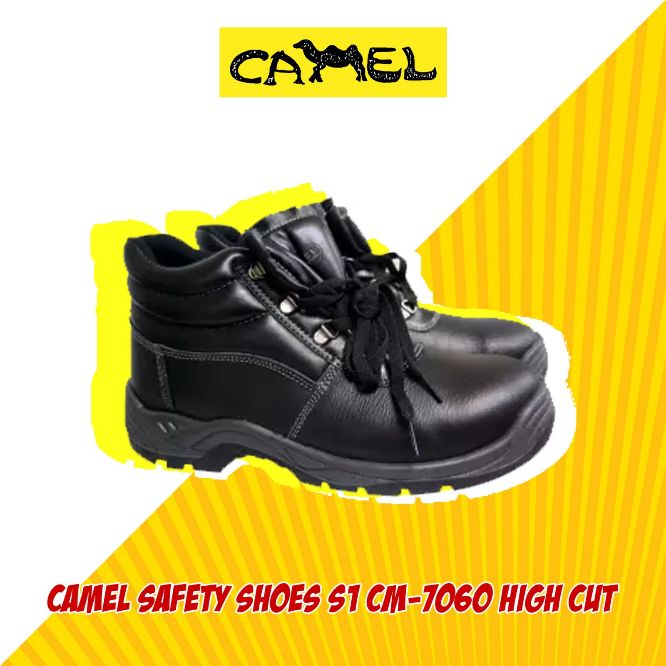 Camel Safety Shoes Steel Toe (High Cut 