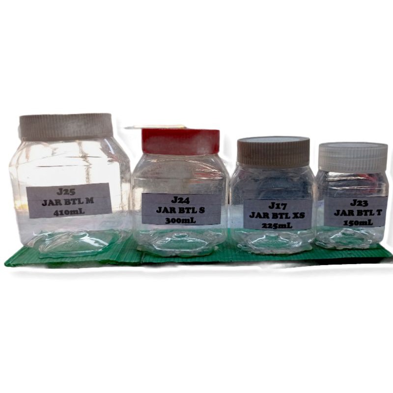 10 pcs /20 pcs Botella Jar/Nutella Plastic Jar (COD) Lazada PH