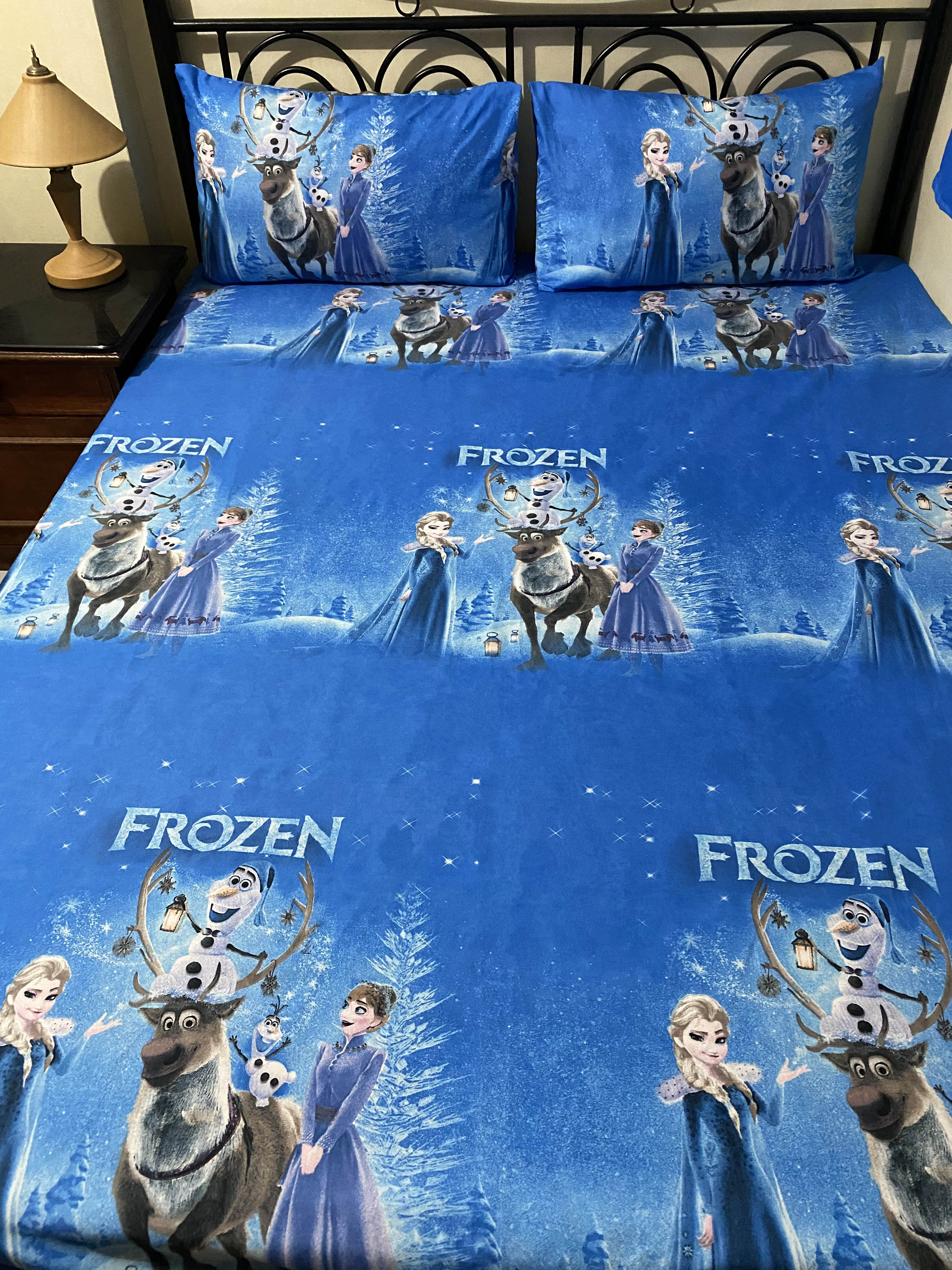 Bed Sheet Set Cartoon Character Print 