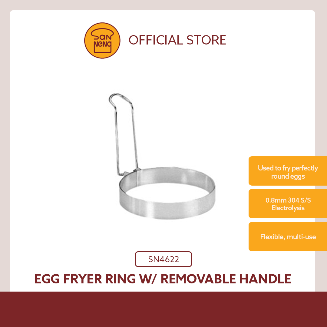 Sanneng Egg Fryer Ring w/ Removable Handle (SN4622) Lazada PH
