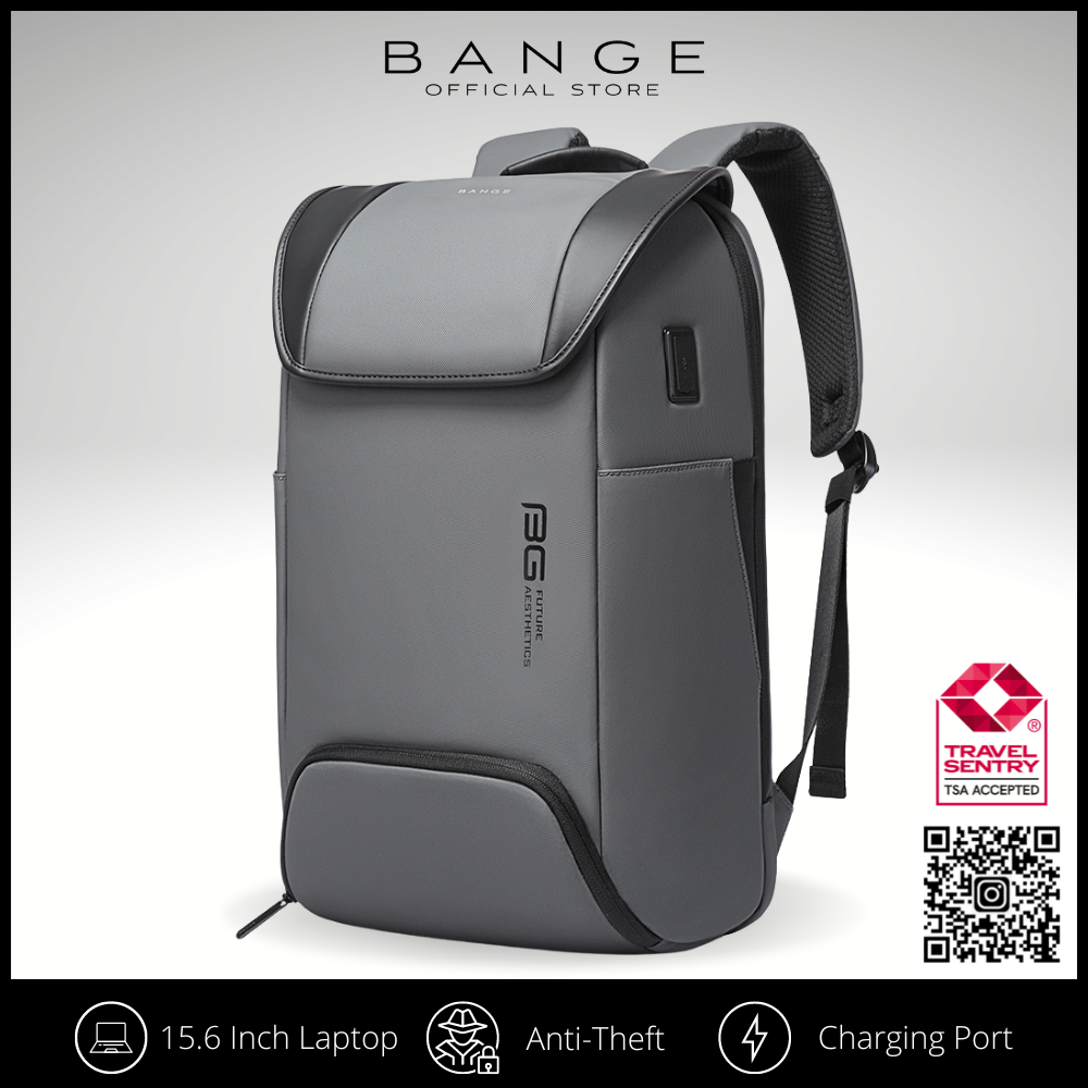 7276 BANGE Premium Quality Bag Backpack Anti Theft YKK Zipper Water