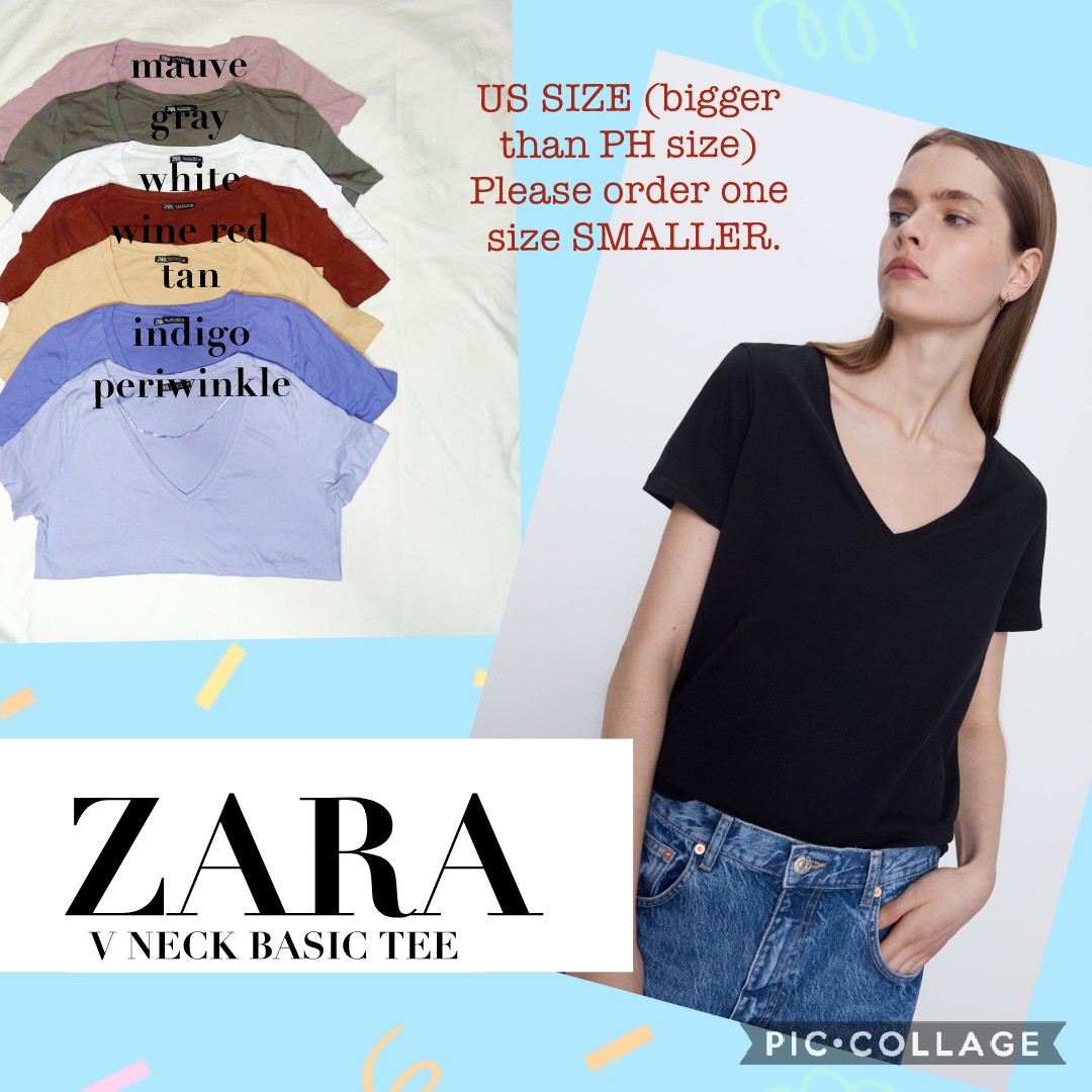 zara basic tees