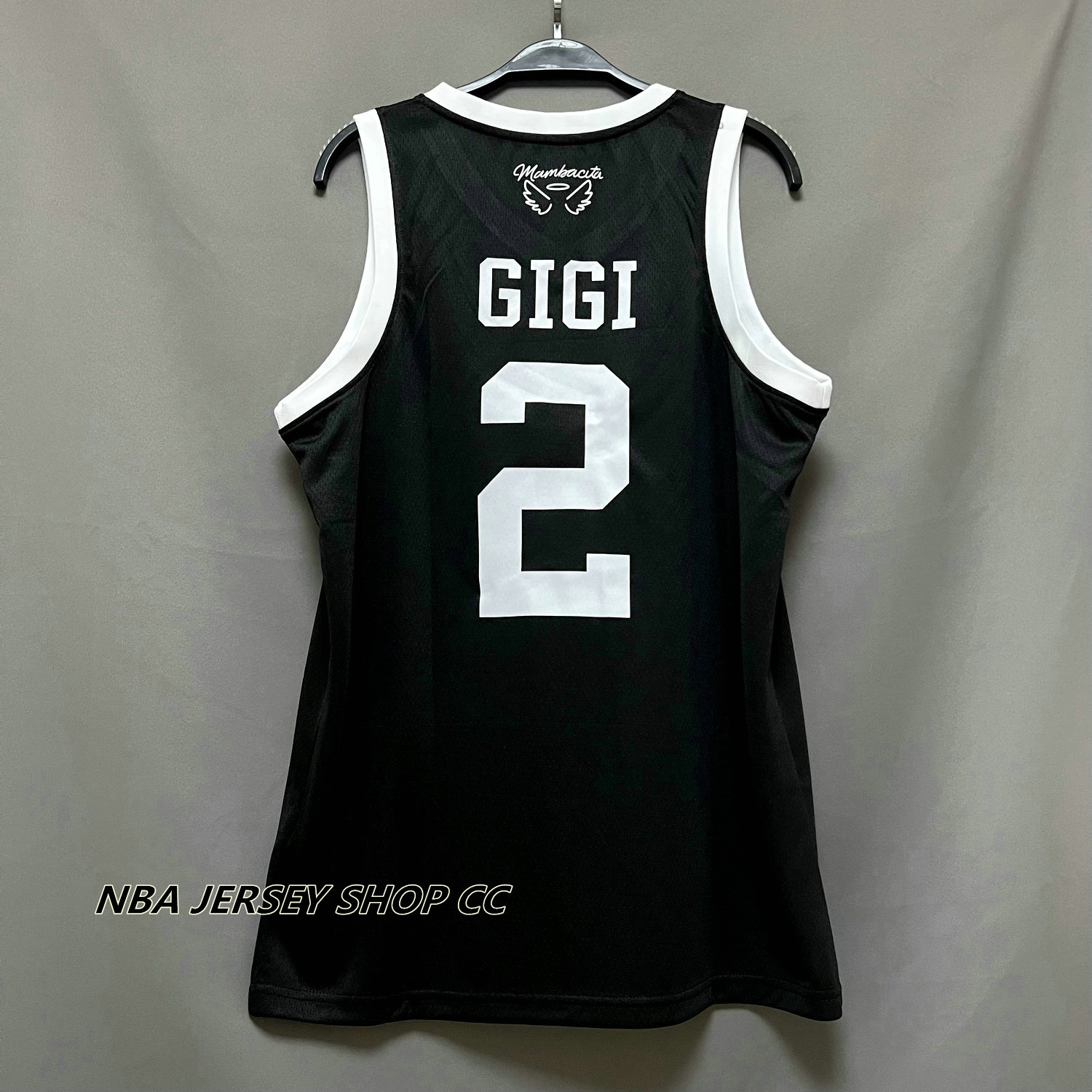 Gianna Bryant 2 Mamba Ballers Black Basketball Jersey Version 3 — BORIZ