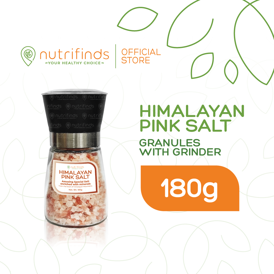 Nutrifinds® Himalayan Salt with Grinder 180 grams Lazada PH