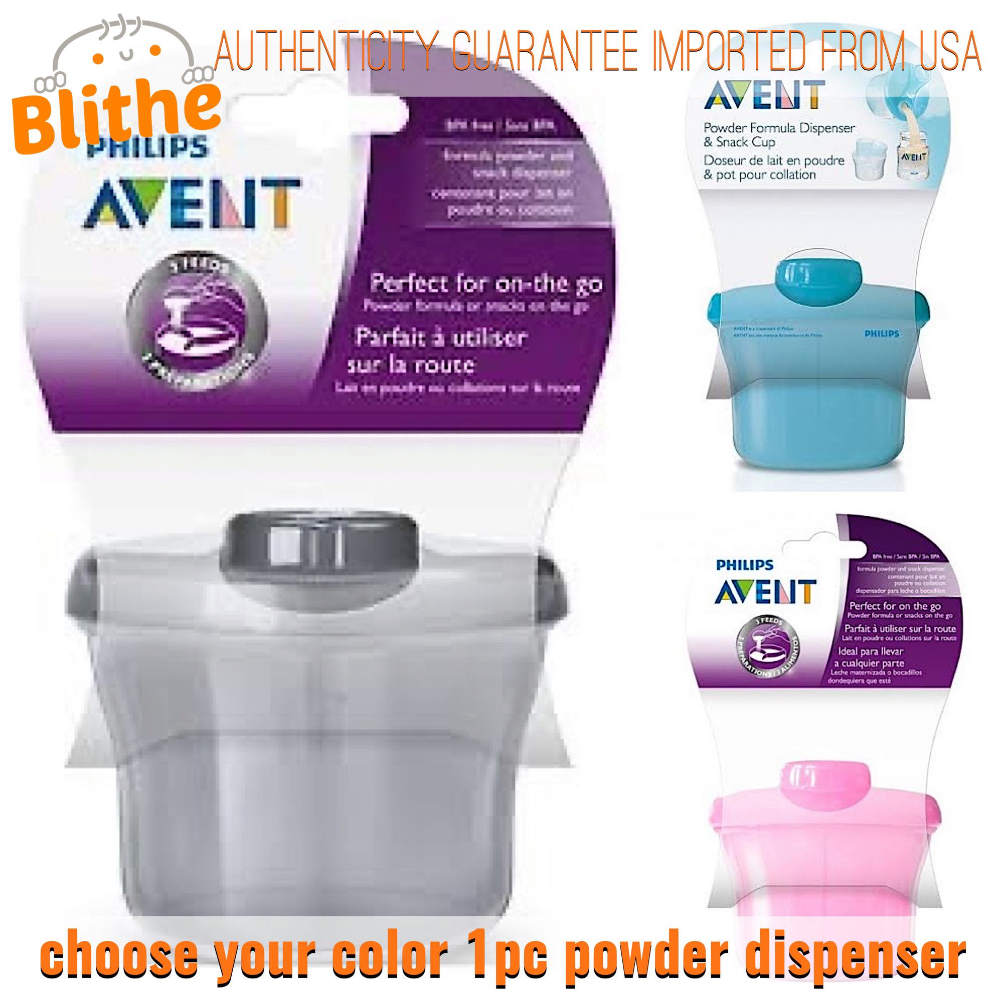 avent formula dispenser pink