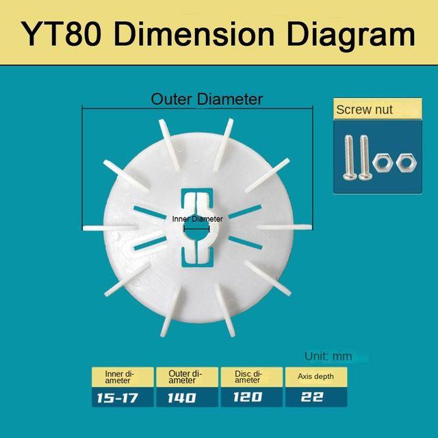 【CW】 Plastic Motor Fan Blade adjustable motor cooling fan Impeller Motor Fan Vane High