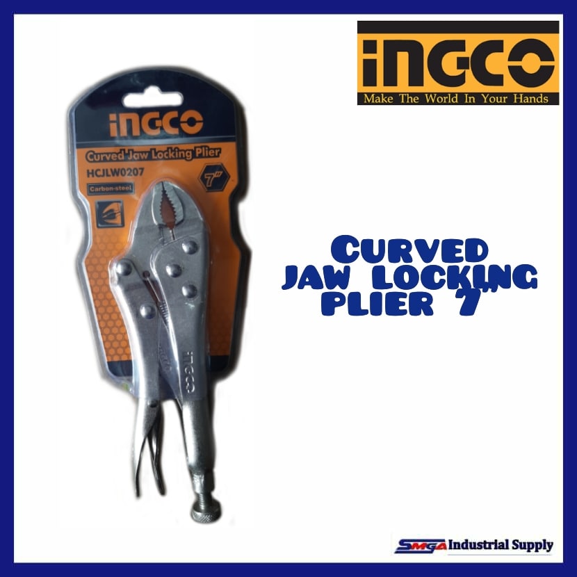 Ingco Curved Jaw Locking Pliers 7" Lazada PH