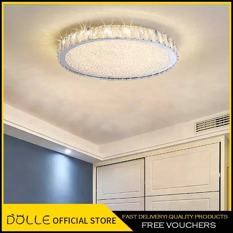【24 Hours+Free Gifts】Dolle 3 Light Colors Chandelier Ceiling Sala