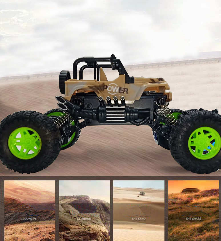 Big RC Car Monster Climbing off-road Truck Rechargeable Remote