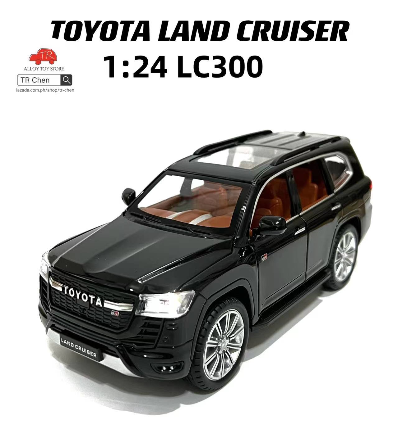 【TR TOY】TOYOTA LAND CRUISER LC300 124 ALLOY DIE CAST CAR MODEL 1901