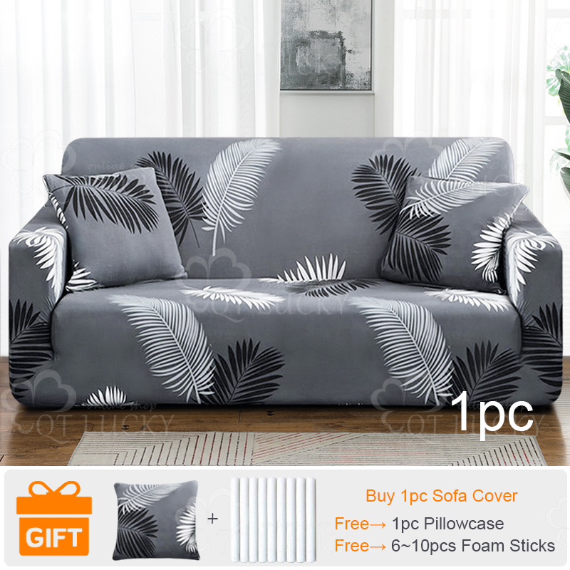 QT Sofa Cover Stretchable Couch Covers L Shape Universal Elastic Sofa