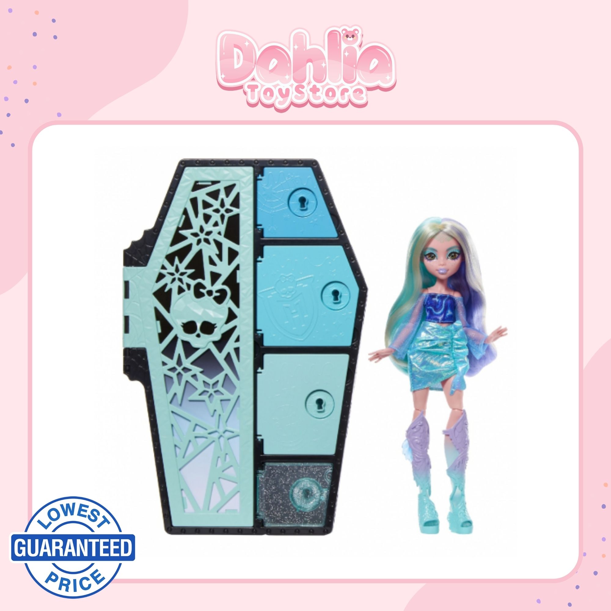 MONSTER HIGH - Lagoona Blue with Dress-Up Locker and 19+ Surprises
