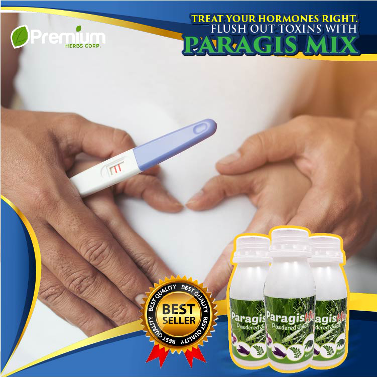 3 Bottles of Paragis Mix Powdered Juice Drink for Pregnancy 100