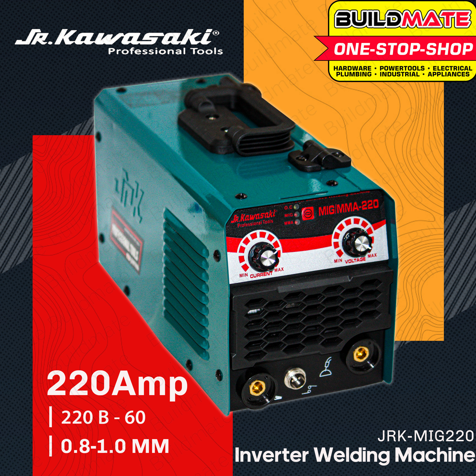 JR KAWASAKI EXTREME JAPAN Portable Inverter MIG 200A [SOLD PER SET