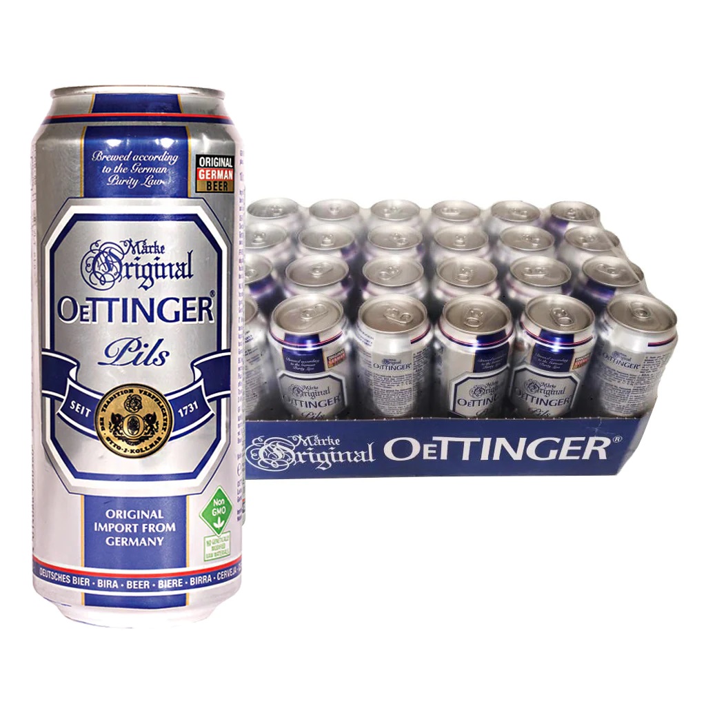 Oettinger Pils 500ml Can 4.7% Acl. Vol. | Lazada PH