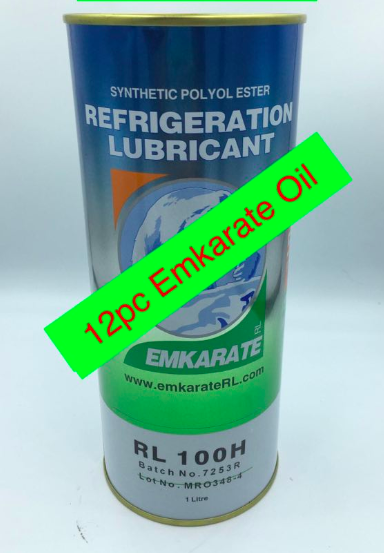 12pcs Emkarate Oil Car Aircon Refrigeration Oil Lubricant R134a R22 