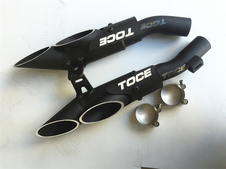 Kawasaki Z1000 modified exhaust pipe Z1000 modified TOCE exhaust pipe