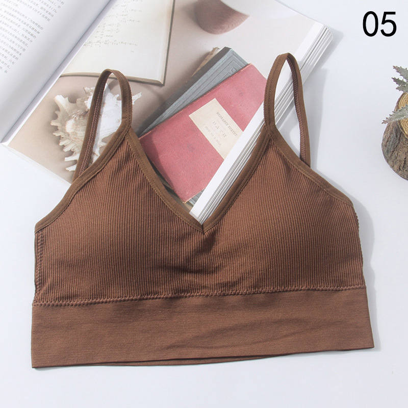 Banchen7896 Women Sleep Bra Crop Top Sports Bra Tank Tops Casual Wrapped Underwear Breathable Seamless