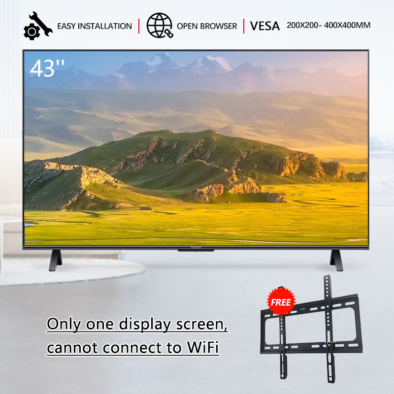 43 Inch Smart TV Ultra Thin And Ultra Clear TV Android TV Home Flat Panel TV LED TV HDMI Cable