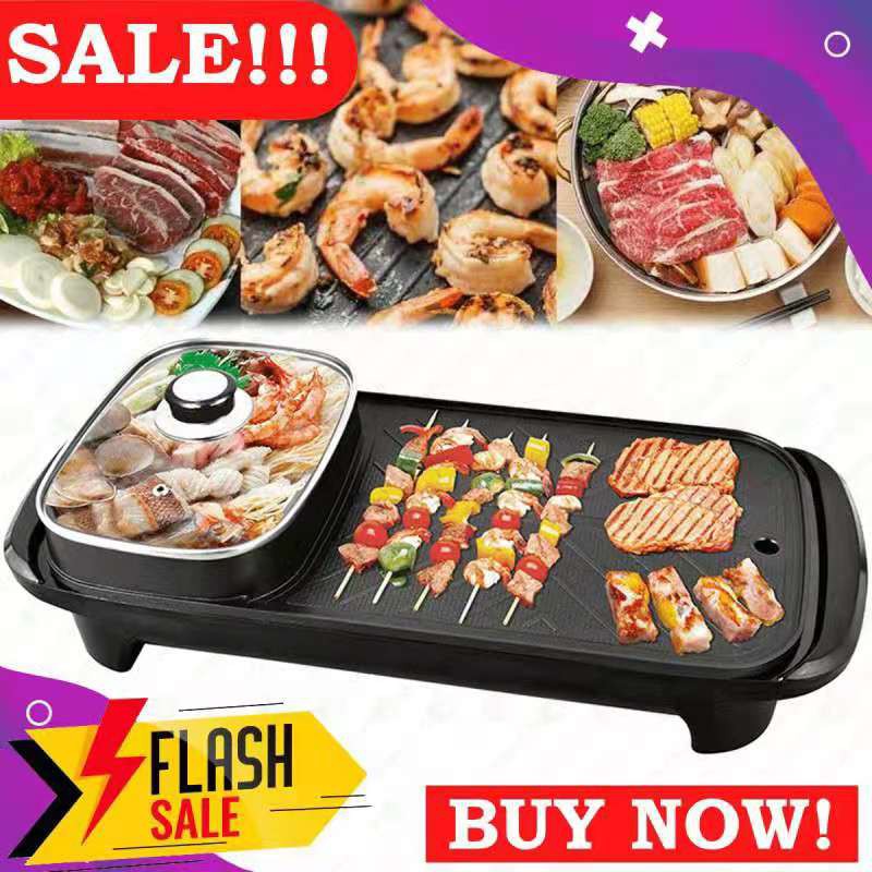 hanabishi multi cooker CAI 2 in 1 Electric Multi Cooker Barbecue Pan