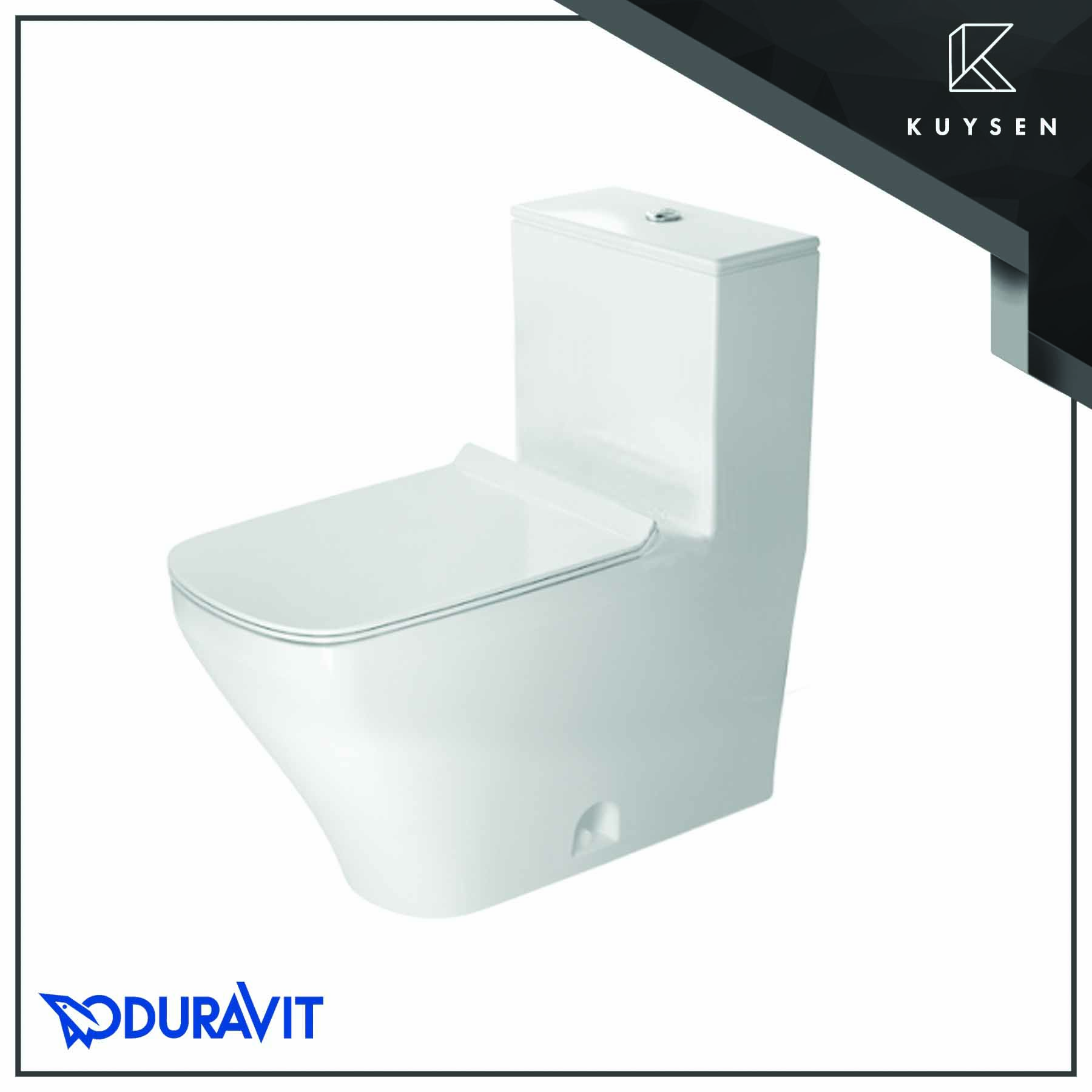 Duravit Durastyle 1pc Elongated U.S. Type Toilet with syphonic jet
