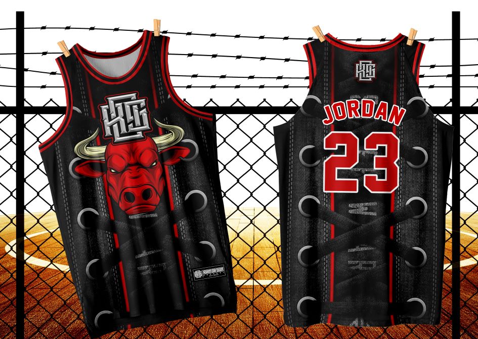 HG CHICAGO RED FULL SUBLIMATION BASKETBALL JERSEY !! CHECK OUT NOW! CL