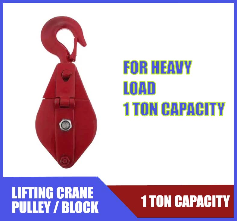1 TON LIFTING CRANE PULLEY BLOCK SHEAVE FOR HEAVY LOAD Lazada PH
